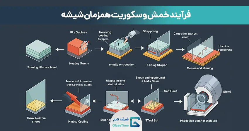 خمش شیشه و سکوریت همزمان