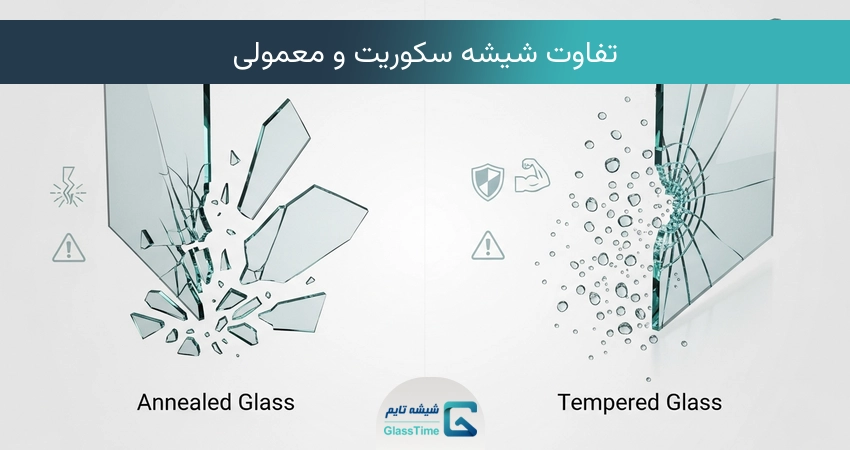 تفاوت شیشه سکوریت و معمولی