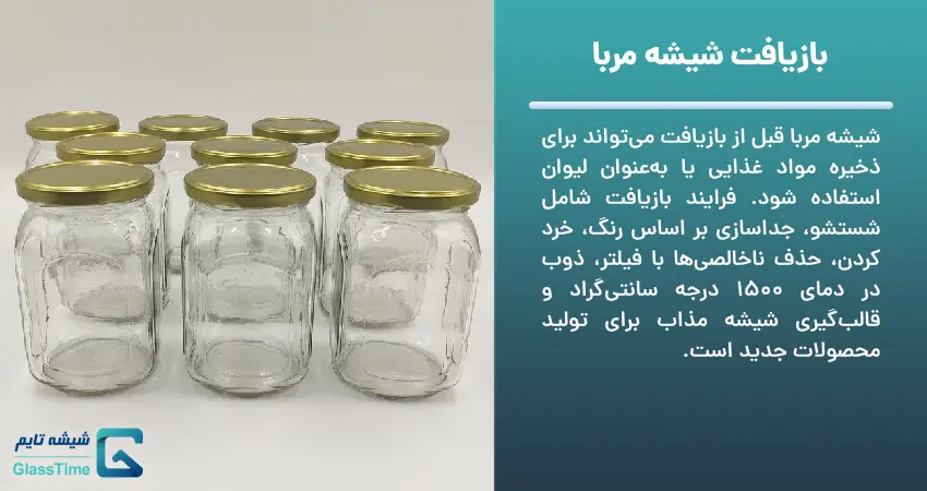 بازیافت شیشه مربا