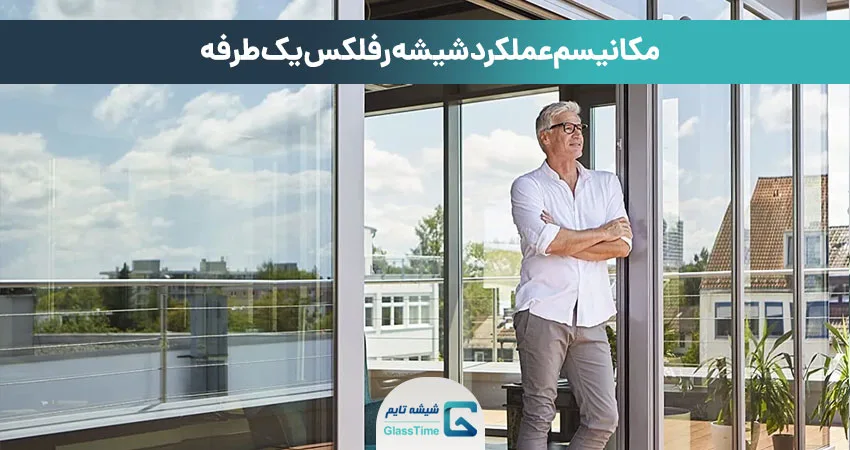 مکانیسم عملکرد شیشه رفلکس یک طرفه