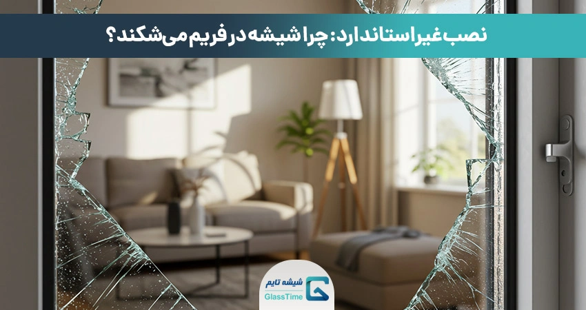 نصب غیراستاندارد: چرا شیشه در فریم میشکند